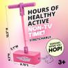Flybar My First Foam Pogo Jumper for Kids Fun and Safe Pogo Stick for Toddlers, Durable Foam and Bungee Jumper for Ages 3 and up, Supports up to 250lbs (Pink) view 4