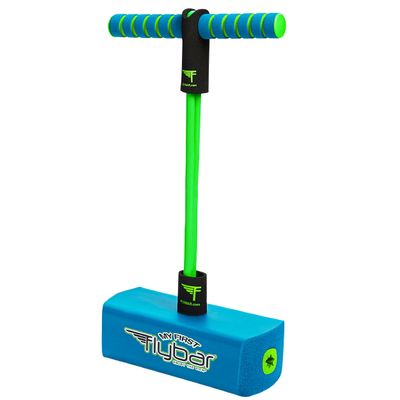Flybar My First Foam Pogo Jumper for Kids Fun and Safe Pogo Stick, Durable Foam and Bungee Jumper for Ages 3 and up Toddler Toys, Supports up to 250lbs (Blue)