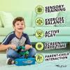 Flybar My First Foam Pogo Jumper for Kids Fun and Safe Pogo Stick, Durable Foam and Bungee Jumper for Ages 3 and up Toddler Toys, Supports up to 250lbs (Blue) view 3