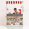 Le Toy Van - Honeybake Reversible Educational Pretend Wooden Grocery Store and Cafe Stand | Educational Role Play Kids Toy Set | Cafe or Supermarket Pretend Play Shop, Multi (TV317) view 4