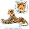 TigerHart Lahari The Leopard - 42 Inch (Tail Measurement Not Included) Big Stuffed Animal Plush Cat view 4