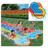 Banzai Triple Racer 16 Ft Water Slide-with 3 bodyboards included, Multicolor view 1