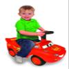 Kiddieland Lightning McQueen Racer Ride-On Car for Toddlers, Engine Sounds, Music, Lights, Steering Wheel, Foot-to-Floor Push Toy, Ages 1-3, Large view 3