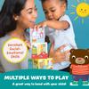 Peaceable Kingdom Where's Bear? The Hide and Find Stacking Block Game for 2 Year Olds view 3