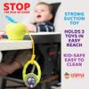 Grapple, The Baby Suction Cup Toy Holder for High Chair, Stroller and Teething Toys for Babies 6-12 Months. One of Your Baby Must Haves! view 2