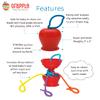 Grapple, The Baby Suction Cup Toy Holder for High Chair, Stroller and Teething Toys for Babies 6-12 Months. One of Your Baby Must Haves! view 3