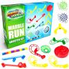 Marble Genius Marble Run Booster Set - 20 Pieces Total (Marbles Not Included), Construction Building Blocks Toys for Ages 3 and Above, with Instruction App Access, Add-On Set, Primary view 1