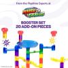 Marble Genius Marble Run Booster Set - 20 Pieces Total (Marbles Not Included), Construction Building Blocks Toys for Ages 3 and Above, with Instruction App Access, Add-On Set, Primary view 2