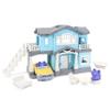 Green Toys House Playset, Blue - 10 Piece Pretend Play, Motor Skills, Language & Communication Kids Role Play Toy. No BPA, phthalates, PVC. Dishwasher Safe, Recycled Plastic, Made in USA. view 1