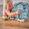 Green Toys House Playset, Blue - 10 Piece Pretend Play, Motor Skills, Language & Communication Kids Role Play Toy. No BPA, phthalates, PVC. Dishwasher Safe, Recycled Plastic, Made in USA. view 2