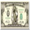 10 pcs Miss Liberty Million Dollar Bills with Bonus Thanks a Million Gift Card Set view 2