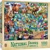 MasterPieces - 1000 Piece Jigsaw Puzzle, National Parks of America, Fun for Adults, Family, Kids 19.25"x26.75" view 1