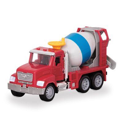 Driven by Battat 7-Inch Cement Truck Toy with Lights & Sounds, Movable Parts, Construction Vehicle for Boys & Girls, Durable Design, Realistic Details, 3+ Years Toy for Kids