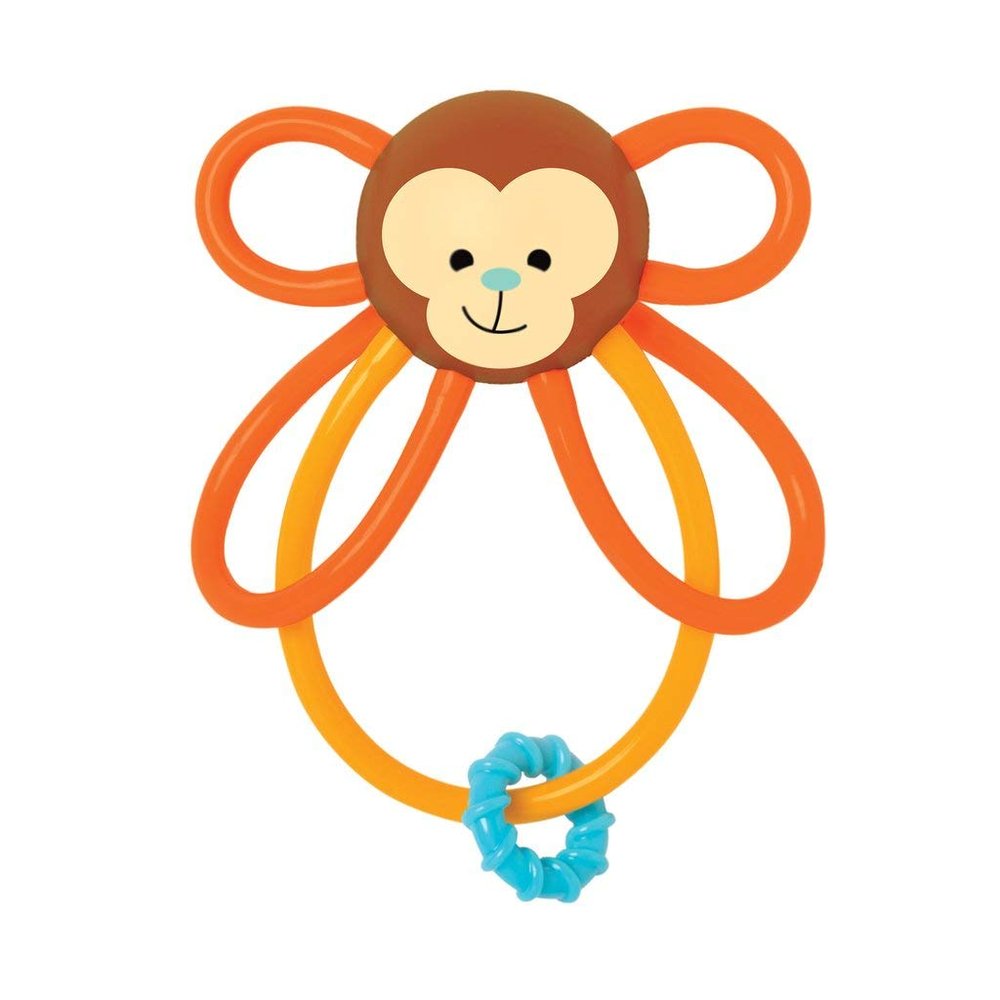 Manhattan Toy Winkel Monkey Rattle & Sensory Teether