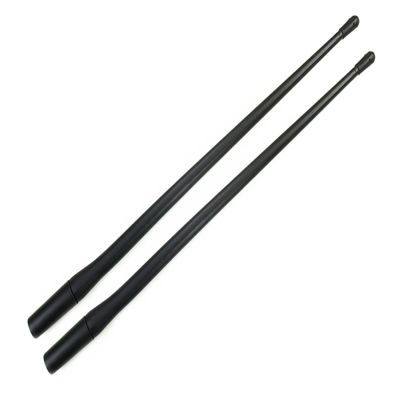 Votex - 13 Inch Flexible Rubber Antenna for Harley Davidson Touring Road Glide Ultra CVO FLTRUSE (2011) - 2 Pack