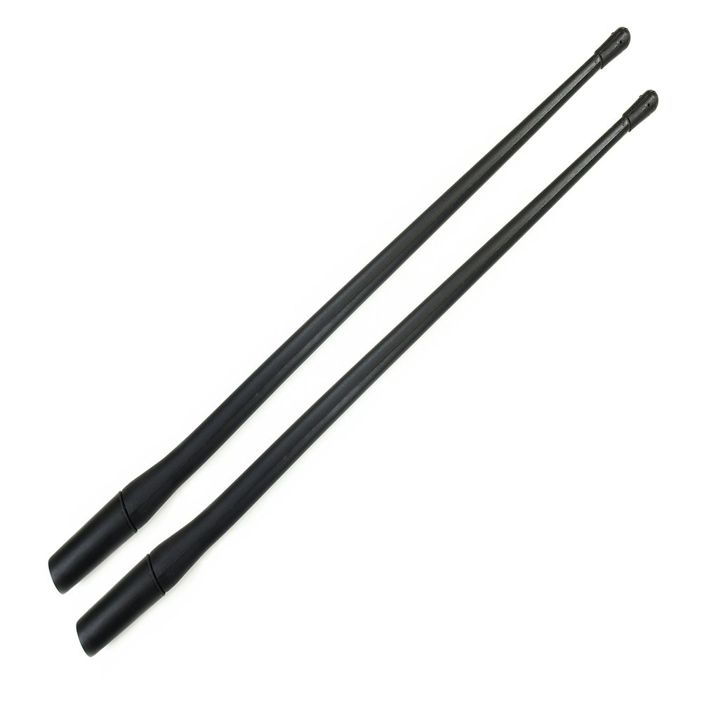 Votex - 13 Inch Flexible Rubber Antenna for Harley Davidson Touring Tri Glide Ultra Classic FLHTCUTG (2009-2023) - 2 Pack