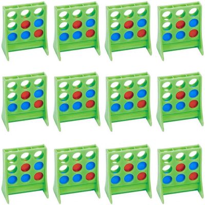 Amscan Mini Three-In-A-Row Game Set - 1.75" x 2" (1 Set) - Multicolor Pocket-Size Fun Game, Perfect Travel-Sized Tic Tac Toe Entertainment for All Ages