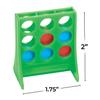 Amscan Mini Three-In-A-Row Game Set - 1.75" x 2" (1 Set) - Multicolor Pocket-Size Fun Game, Perfect Travel-Sized Tic Tac Toe Entertainment for All Ages view 2