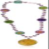 Amscan Supplies Rainbow Birthday Add-Any-Age Necklace, 17", Multicolor Party Favors view 1