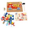 Bino 82197 Playing with A Hammer Fire-Fighter, Size-19 x 26.2 x 4.5 cm, Multicolour view 3