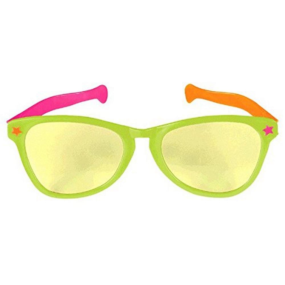 Amscan Jumbo Eyeglasses, Party Accessory, Neon