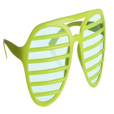 Amscan Slot Eyeglasses, Party Accessory, Neon