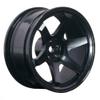 LAFEINA 4PCS Aluminium Alloy RC Wheel Hub Rims 52mm for 1/10 On-Road Drift Car HSP Tamiya HPI Kyosho Sakura (Black) view 1