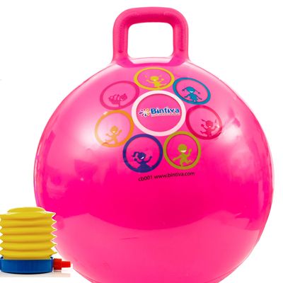 Hippity Hop 45 Cm / 18 Inch Diameter Including Free Foot Pump, for Children Ages 3-6 Space Hopper, Hop Ball Bouncing Toy
