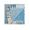 Applesauce Satin Trimmed Baby Blanket, Blue view 2