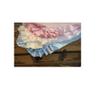 Applesauce Satin Trimmed Baby Blanket, Blue view 4