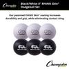Champion Sports 8" Black and White Rhino Skin Low Bounce Dodgeball Set view 4