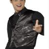 Black Sequin Waistcoat Small view 2