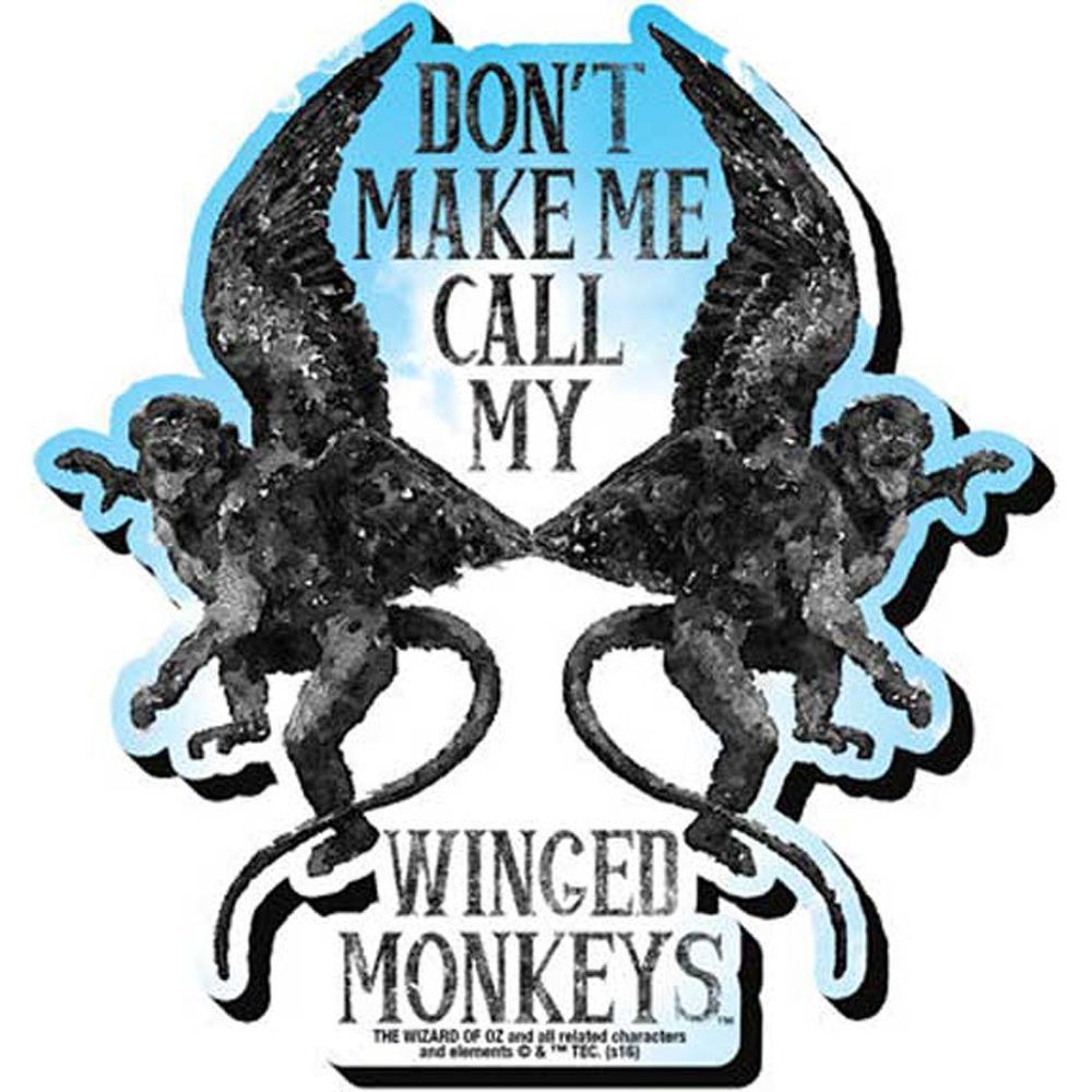 AQUARIUS Wizard of Oz Monkeys Funky Chunky Novelty Magnet for Refrigerator, Locker, Whiteboard & Game Room Officially Licensed Merchandise & Collectibles