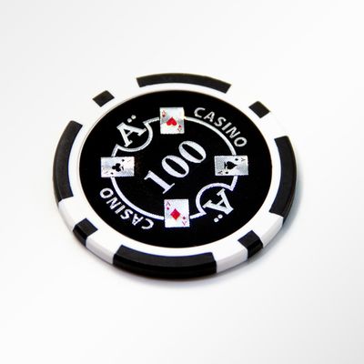 50 $100 Ace Casino Clay Composite 13.5 Gram Poker Chips
