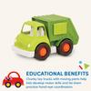 Battat  Wonder Wheels  Recycling Truck  3 Compartments for Waste Management  Vehicle for Toddlers  Recyclable  1 Year + view 4