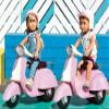 Our Generation - Ride in Style Scooter - Vehicle Playset - Pink & Ivory - 18-Inch Doll Accessories - Pretend Play - Toy for Kids 3 Years + view 2