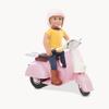 Our Generation - Ride in Style Scooter - Vehicle Playset - Pink & Ivory - 18-Inch Doll Accessories - Pretend Play - Toy for Kids 3 Years + view 4
