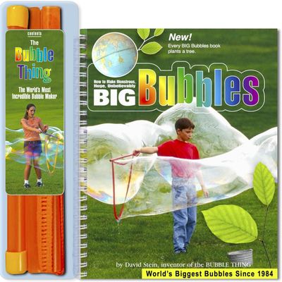 BUBBLETHING 5: Easy Giant Bubble Wand & Book - This is the Famous Kids' Book (1986) that Built the Giant Bubble Sport - Step-By-Step Instructions - DIY Bubble Soap Recipes