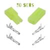 WMYCONGCONG 30 Pairs Male Female Connector Compatible with Mini Tamiya Style Connector Type B view 2