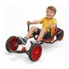 YBIKE Explorer Pedal Car - 3-Wheel Go Kart for Kids, Ride On Toys for Girls and Boys, Ages 4 & Up, Steer with Handles, Adjustable Frame & Seat, Up to 155 lbs, Red & Black view 1