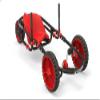YBIKE Explorer Pedal Car - 3-Wheel Go Kart for Kids, Ride On Toys for Girls and Boys, Ages 4 & Up, Steer with Handles, Adjustable Frame & Seat, Up to 155 lbs, Red & Black view 2