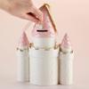 Baby Aspen Princess Castle Piggy Bank for Girls - Ceramic Kids Piggy Bank for Girls, Baby Gift, Nursery Decor, Princess Room Decor, Baby Girl Nursery Decor, Toddler Girl Room Decor view 3