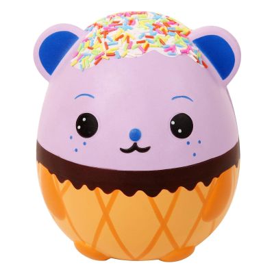 Anboor 5.5" Squishies Jumbo Panda Egg Creamy Candy Ice Cream Slow Rising Scented Kawaii Squishies Animal Toy for Collection,1 Pcs