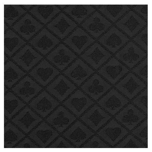 MRC 108 X 60 Inch Full Size Poker Table Suited Speed Waterproof Cloth Black Color