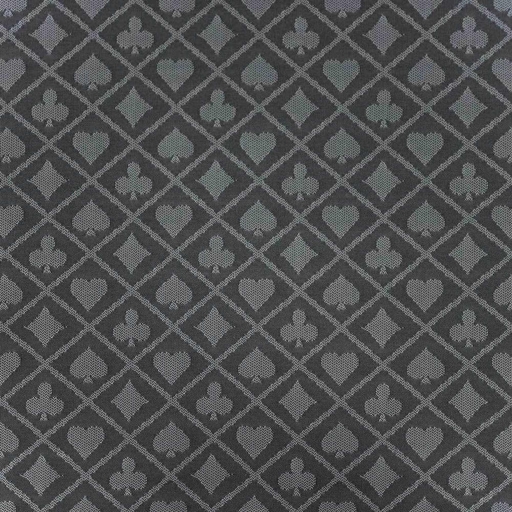 108 X 60 Inch Full Size Poker Table Suited Speed Waterproof Cloth Grey Color