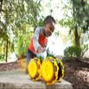 TOMY Monster Treads Lightning Wheels - Deluxe Rainbow Tractor - John Deere Tractor Toys - Light Up Monster Truck Toy with Rainbow Lights and Sounds - Ages 3 Years and Up view 4
