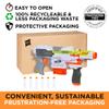 Nerf Modulus Stryfe Motorized Blaster - Fires 6 Darts in a Row - Includes Drop Grip, Barrel Extension, 6-Dart Clip, 6 Nerf Elite Darts (Amazon Exclusive) view 2
