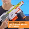 Nerf Modulus Stryfe Motorized Blaster - Fires 6 Darts in a Row - Includes Drop Grip, Barrel Extension, 6-Dart Clip, 6 Nerf Elite Darts (Amazon Exclusive) view 4