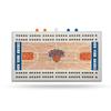 Rico New York Knicks NBA Two-Track Wooden Basketball Court Shaped Cribbage Board view 1