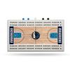 Dallas Mavericks NBA Classic 2 Track Wooden Court Shaped Cribbage Board view 1